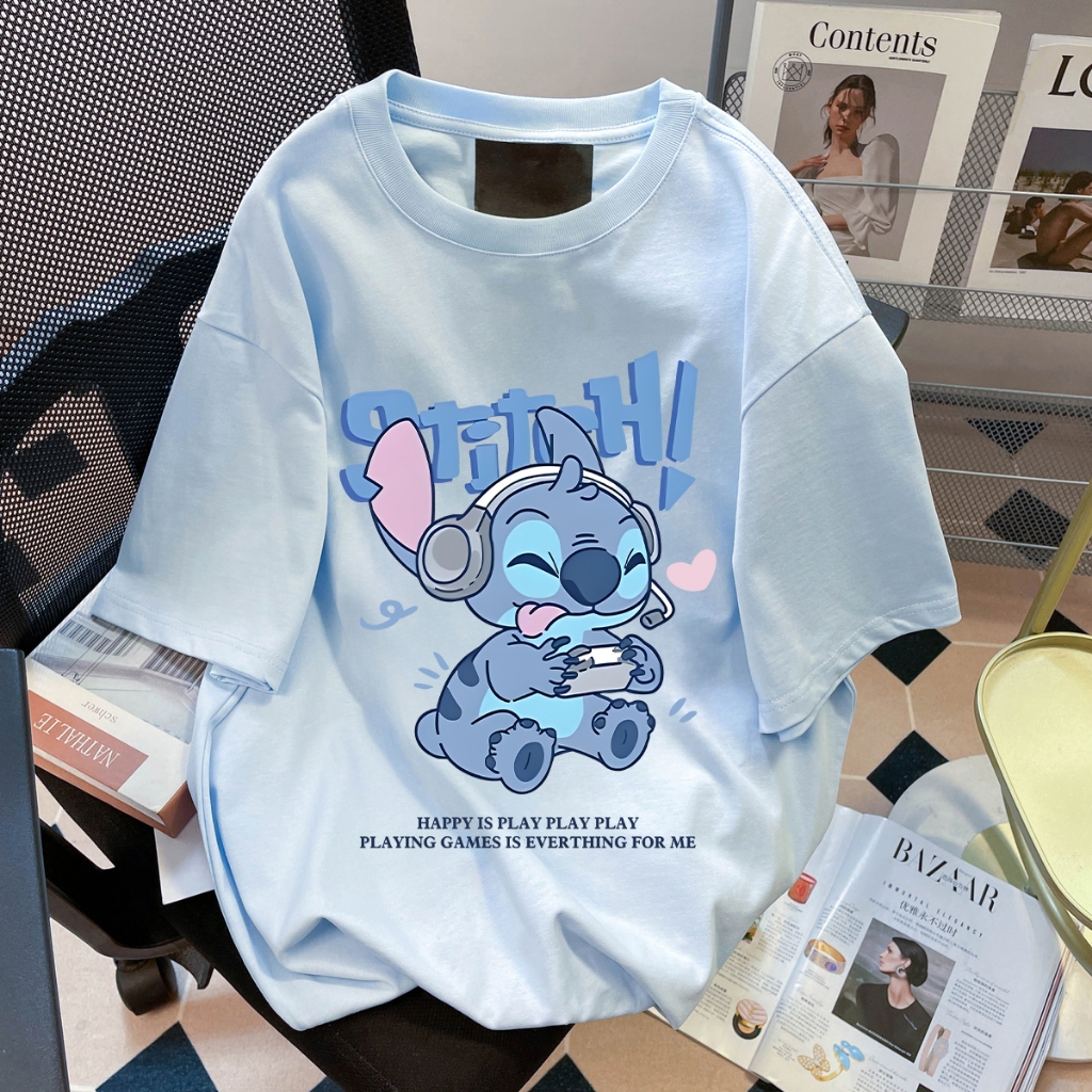 現貨速發 史迪仔 短袖T恤 純棉 t恤 韓式短袖 寬鬆短袖 oversize 質感衣服 個性上衣 休閒上衣 蓋屁股上衣