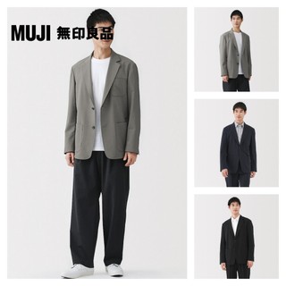 【MUJI 無印良品】男撥水加工彈性外套