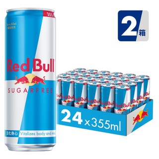 Red Bull 紅牛無糖能量飲料 355ml (24罐/箱)x2箱 共48入【限宅配】 官方直營店