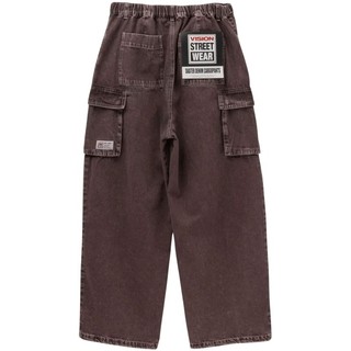 VISION STREET WEAR 4505058-104 DENIM CARGO PANTS 丹寧長褲 (棕色)