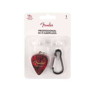 Fender 耳塞 Professional Hi-Fi Ear Plugs 撥片造型盒 鑰匙圈 抗噪耳塞【他,在旅行】