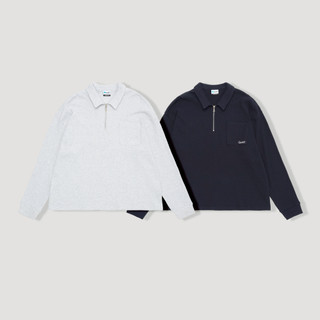 【QUEST】現貨 QUEST WAFFLE ZIP POLO SHIRT 華夫格 拉鍊上衣 2色