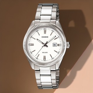 錶流行CASIO (LTP-1302D-7A1) 現代風格 日期視窗 經典女指標錶(錶寬約3.2公分)