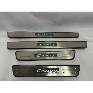 雙魚座汽車精品~2012~2014 CAMRY 白金LED迎賓門檻踏板/camry 7代 led門檻踏板/camry踏板