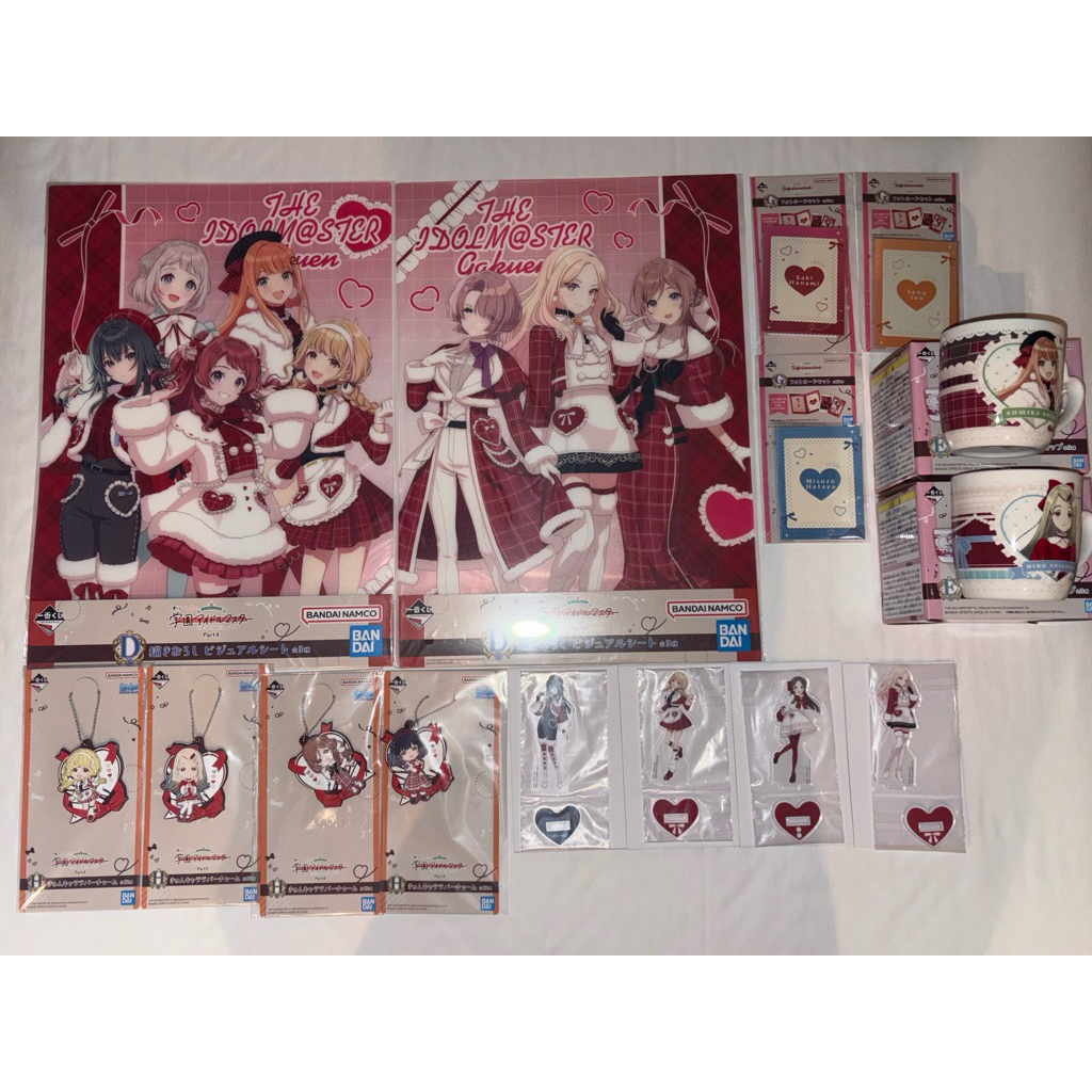 學園偶像大師 学マス 一番賞 Part4 立牌 馬克杯 (月村手毬/藤田ことね/紫雲清夏/倉本千奈/秦谷美鈴/十王星南）