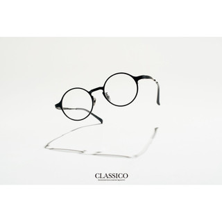 台灣手工眼鏡品牌【CLASSICO T55】 復古圓形眼鏡 復古框 金屬鏡框 純鈦鏡框 光學鏡架