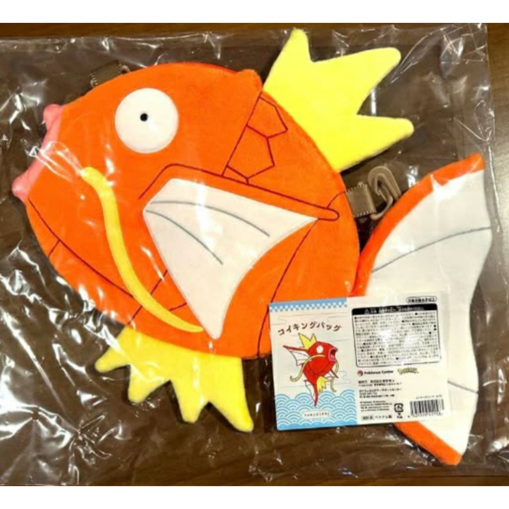 現貨 絕版 日本寶可夢中心 福袋 鯉魚王側背包 鯉魚王背包 鯉魚王包包 寶可夢側背包 寶可夢包包 全新 正版