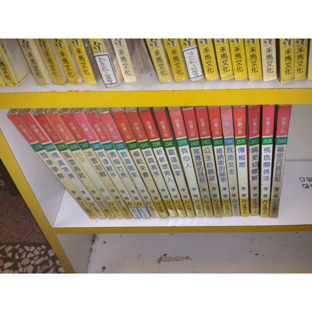 小說 珍愛 季薔(季可薔) 黑寡婦的誘惑 公主的願望 維納斯的祕密 我是女生 純愛初體驗 祕密同居日記 負心人 霸道玩家