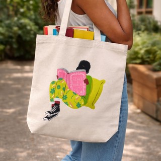 【獨處書海 Alone & Thrive】帆布袋 Tote Bag