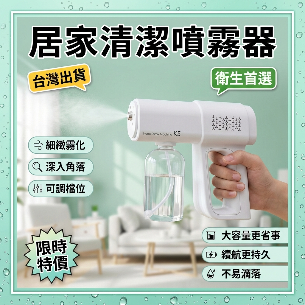 無線酒精噴霧槍 霧化消毒槍 酒精噴霧機 噴霧槍 酒精槍 消毒機 酒精噴霧霧化槍 酒精消毒噴霧機