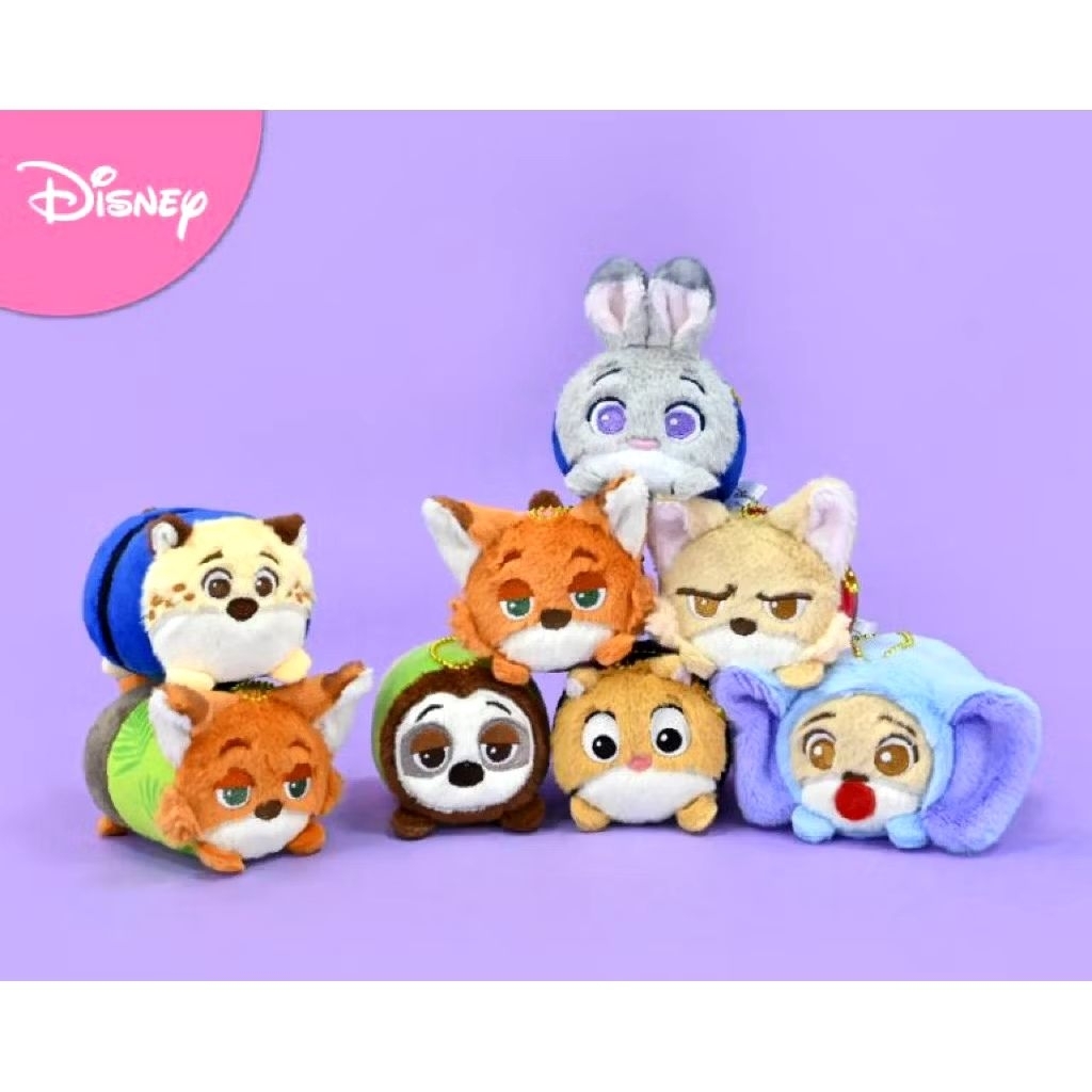 全新正版授權 3吋 迪士尼動物方程式趴姿系列 皮克斯 動物方城市趴姿系列玩偶 吊飾 茱蒂 尼克 豹警官