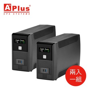 特優Aplus 【兩入組】在線互動式UPS Plus1L-US600N (600VA) 個人/家庭用