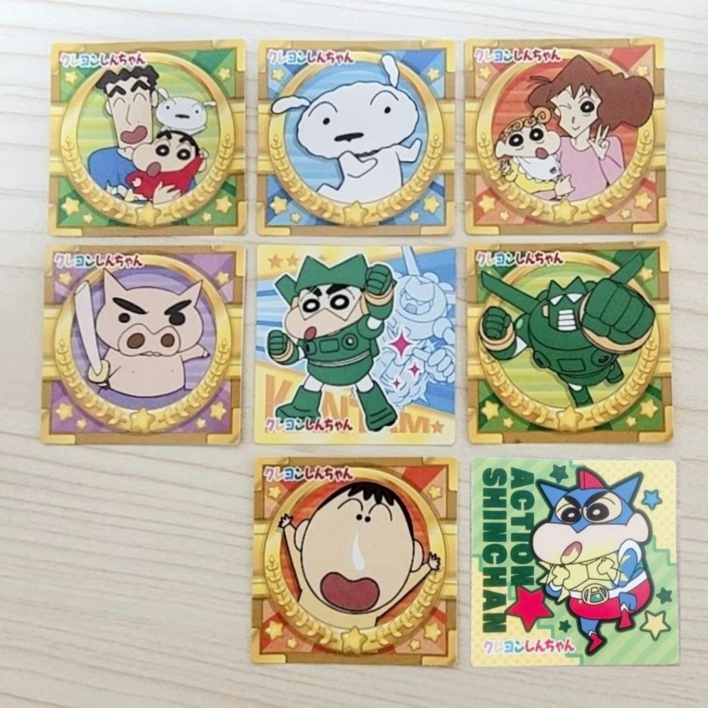 蠟筆小新 巧克比貼紙 多款 巧克比 貼紙 野原新之助 小白 野原向日葵 野原美冴 野原廣志 裝飾 收藏