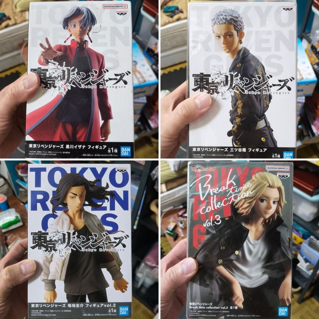 東京復仇者 公仔 日版 正版公仔 黑川伊佐那 三谷隆 九井一  佐野萬次郎 場地圭介 柴八戒