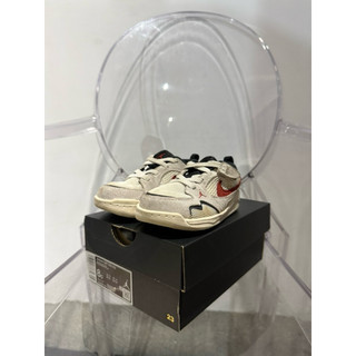NIKE 童鞋 兒童 喬丹 魔鬼氈 JORDAN CMFT ERA TD 米黑紅 14cm