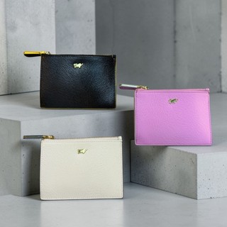 【寧寧精品】台中35年皮件店 BRAUN BUFFEL 小金牛真皮拉鍊零錢包 證件夾 信用卡夾 BF682-163