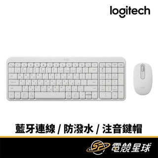 Logitech 羅技 MK250 珍珠白 無線藍牙鍵鼠組 | 鍵盤滑鼠組
