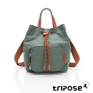tripose 漫遊系列巖紋手提斜背水桶包-煙波綠 TPAXT010010AG5 NT$2,880