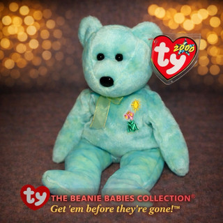 TY Ariel Bear 千禧紀念熊 2000 Beanie Babies 慈善系列 收藏玩偶美國豆豆娃