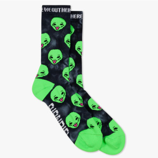 Nevermind RIPNDIP RNDSPR26202 We Out Here Socks 外星人 滿版襪子
