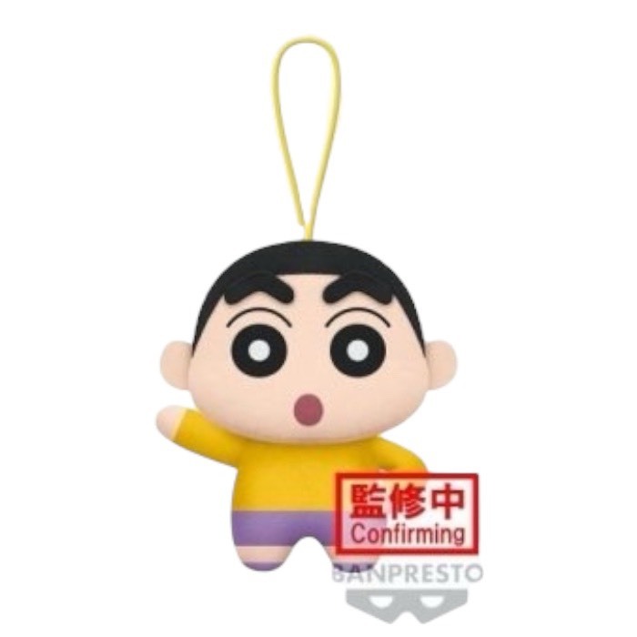 正版 Banpresto 新次元 蠟筆小新 野原新之助 小新 春日部防衛隊小絨毛玩偶娃娃 吊飾 背包吊飾 CY006