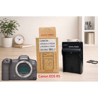 LP-E6 充電器 適用 佳能 Canon EOS R5 電池充電器 供電器 LPE6 副廠充電器