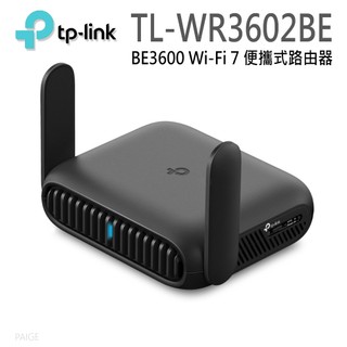 TP-LINK TL-WR3602BE BE3600 雙頻 Wi-Fi 7 便攜式路由器 2.5 Gbps 埠