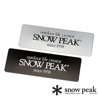 出清特價【日本 snow peak】Snow Peak 金屬銘牌貼紙 LETTER-2022雪峰祭春限定 FES-158