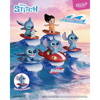 野獸國直營店｜【預購】SOAP STUDIO DY823 迪士尼 史迪奇 衝浪款 盲盒套組(4入)