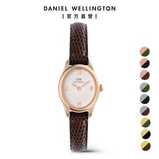 【Daniel Wellington】Ophelia Mini 22 x 25.5 mm雕花蜥蜴紋真皮錶帶手錶 (多色