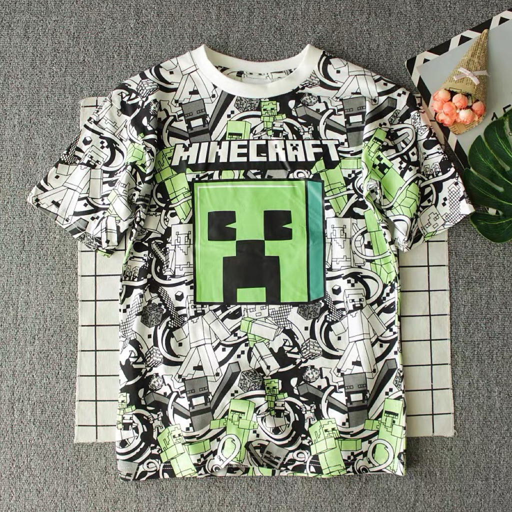 苦力怕 我的世界 男童 麥塊 短袖 Minecraft ❤️CATCHUBBY ❤️