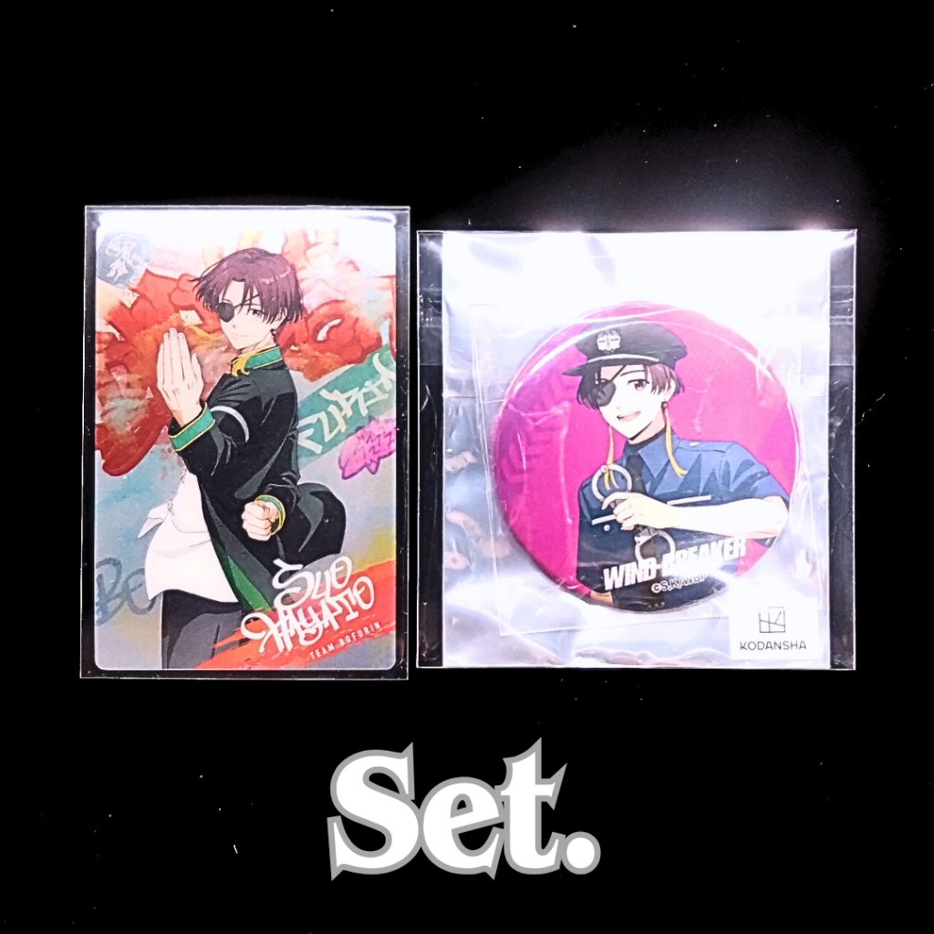 【現貨➜】蘇枋𝐬𝐞𝐭 ㍚ 整圖𝟭𝟴𝟬 防風少年 徽章 小卡 日本正版 警察系列 餅卡 痛包 周邊 蘇枋隼飛 防風鈴