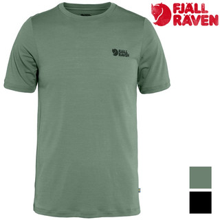 Fjallraven 北極狐 Abisko Wool Logo 男款 短袖羊毛排汗衣 86977