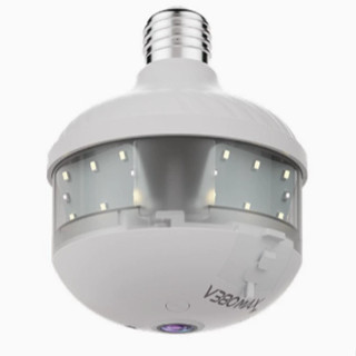 V380 PRO 高畫質300萬室內WIFI無線監視器 魚眼鏡頭監視鏡頭 燈泡型監視器 手機遠端檢視 語音對講 智慧