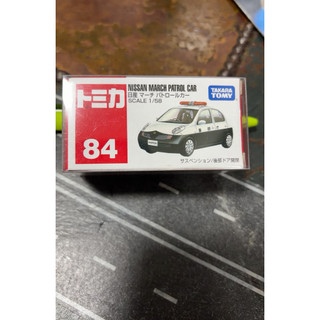 絕版日版新藍標2009 TOMICA NO.84 NISSAN 日產MARCH 瑪曲PATROL car 警車