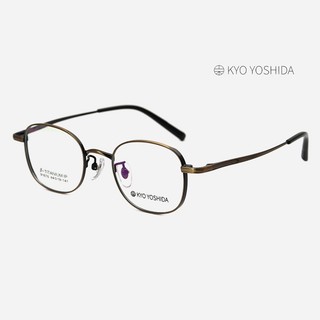 Kyo Yoshida 91676 吉田京眼鏡｜職人小臉超輕復古純鈦方形眼鏡 男生女生品牌眼鏡框【幸子眼鏡】