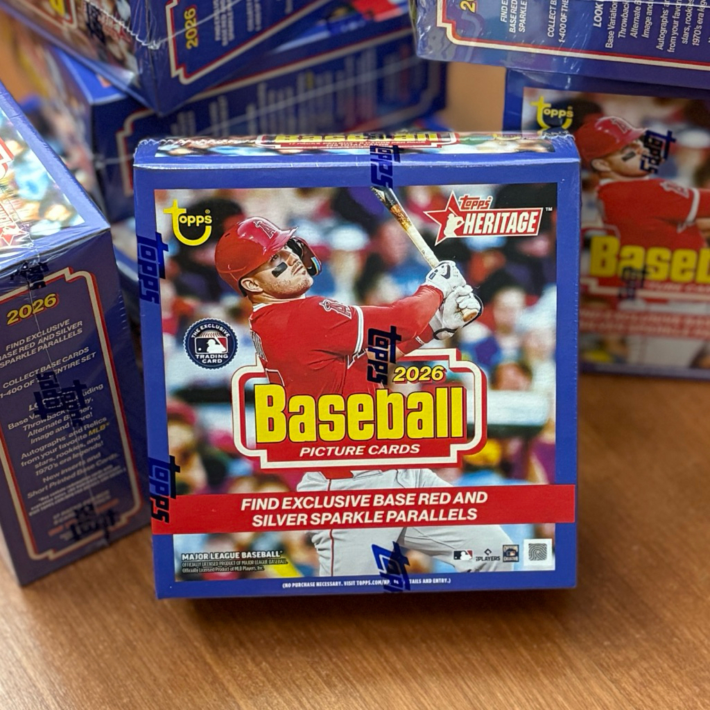 全新現貨 2026 Topps Heritage MLB Baseball Mega Box 卡盒