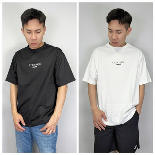【New START精品服飾-員林】現貨 Calvin Klein CK 立體膠印Jeans 專櫃款 厚磅 短袖 短T