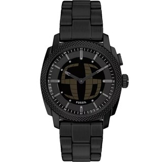 FOSSIL Machine Big Tic 限量復刻 雙顯示數位跳秒手錶-黑/41mm FS6156 開學季禮物