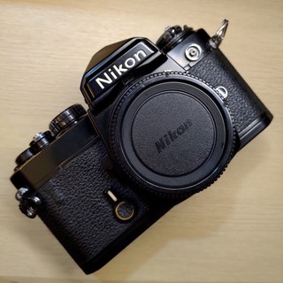 <底片相機>Nikon FE 日本經典半機械銘機 單機身 稀有黑色露銅