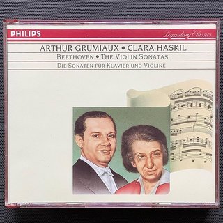 企鵝三星/Grumiaux葛羅米歐/小提琴 Beethoven貝多芬-小提琴奏鳴曲全集3CD Haskil哈絲姬/鋼琴