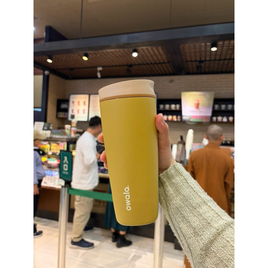 *妍妍代購* owala 20oz SmoothSip® Slider 防側漏咖啡杯 不外露