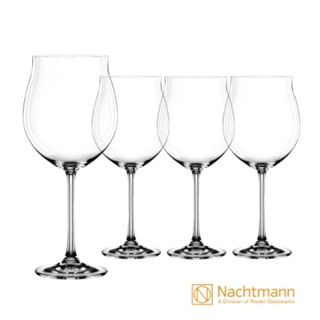 Nachtmann ｜德國 viviendi 維芳迪系列 勃根地紅酒杯(4入) 水晶玻璃紅酒杯 香氣釋放酒杯