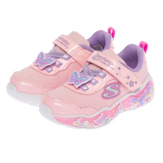 SKECHERS 童鞋 女嬰童系列燈鞋 LIL BUTTERFLY BLISS - 303066NLPMT