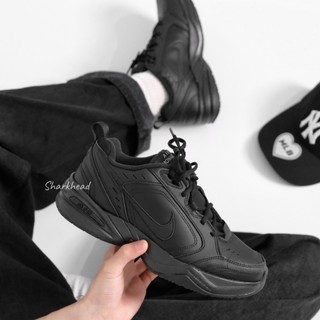 【Sharkhead】現貨 Nike Air Monarch IV 老爹鞋 全黑 黑色 厚底 白銀 415445-001