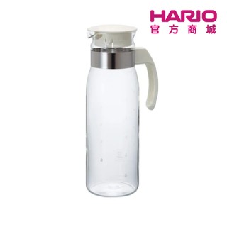 【HARIO官方商城】便利冷水壺1400ml (黑灰/米白)│夏天水壺推薦 大容量水壺