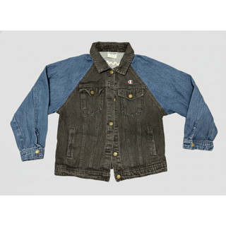 AURA | Champion Colorblock Denim Jacket | (TBD) (W-J-013)