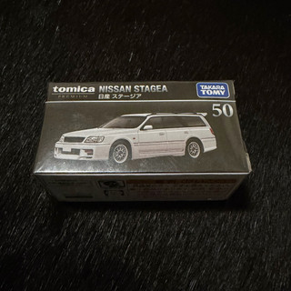 TOMICA 多美小汽車 Premium 50 Nissan Stagea 白色汽車模型