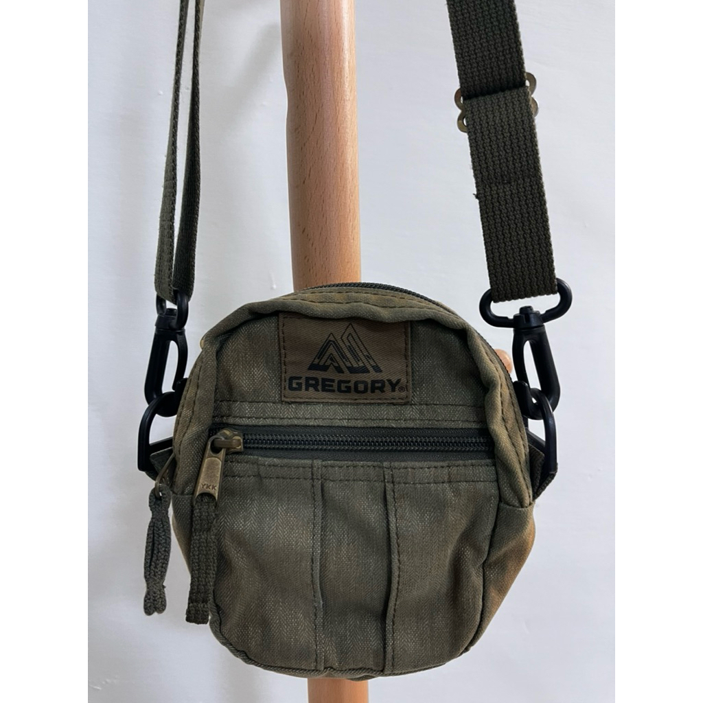 【Gregory】QuickPocket 軍綠小方包/斜背包/手機包 復古工裝 二手良品 Outdoor gregory