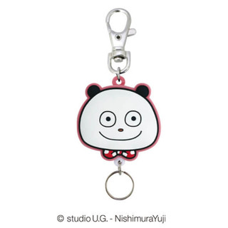 Nishimura Yuji Gokigen Panda Studio UG 西村裕二 熊貓 橡膠 伸縮拉環鑰匙圈 吊飾